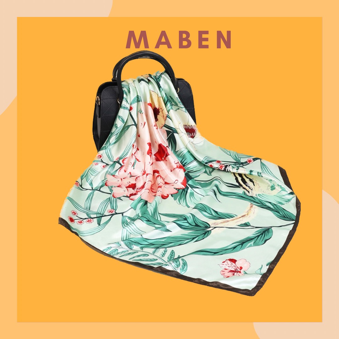 [HCM]KHĂN CHOÀNG CỔ LỤA VUÔNG SIZE 90x90CM ĐA NĂNG