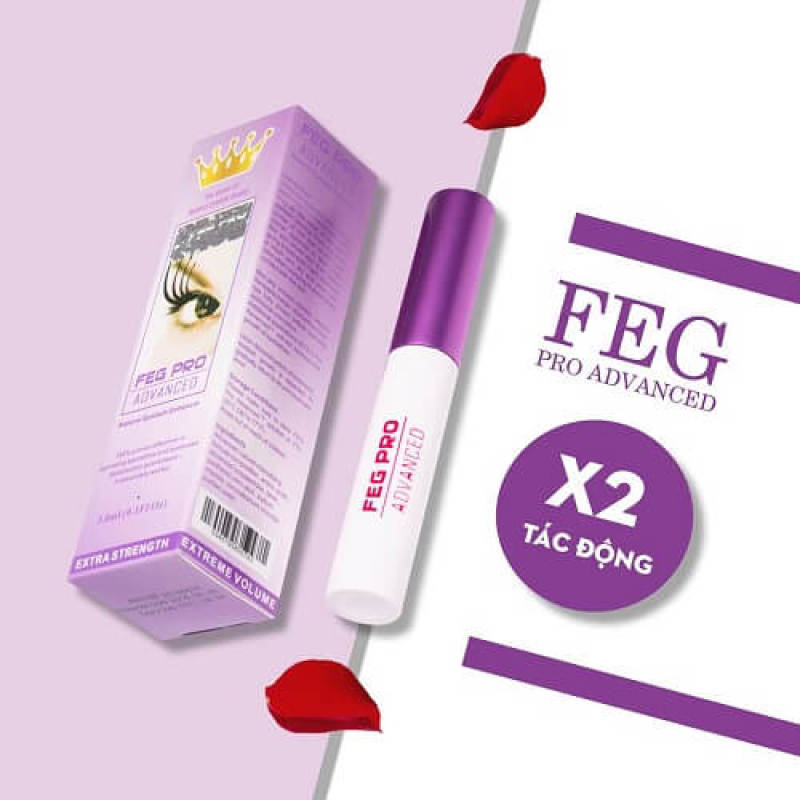 Serum Dưỡng Mi FEG Pro Advanced – Dưỡng Mi Dày, Đẹp Quyến Rũ (màu hồng)