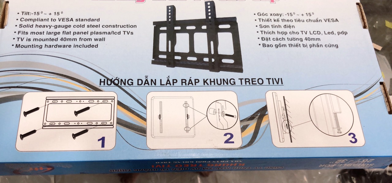 Khung treo tivi sát tường 42 - 65 inch