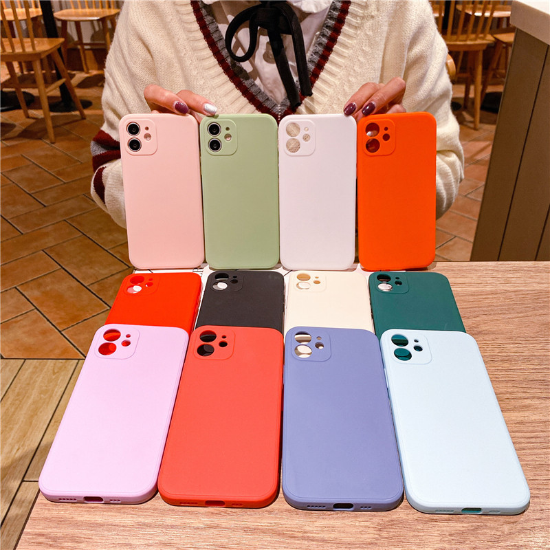 Ốp lưng trơn cạnh Vuông Xiaomi Redmi 10C,Note 11,Note 11s,Note 10 Pro,Redmi Note 10s,Redmi Note 10 4G,Redmi Note 10 5G,Redmi Note 9,Note 9s,Note 9 Pro,Redmi Note 8 Pro,Redmi Note 8,Redmi Note 7,Note 5,Note 5 Pro X68