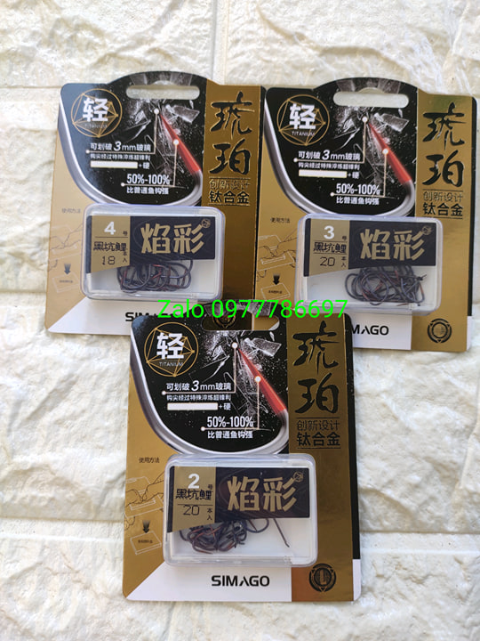 lưỡi câu cá không ngạnh simago