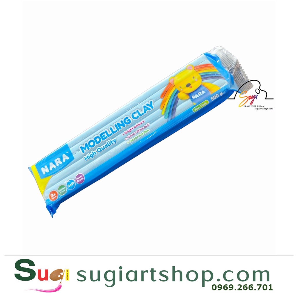 -đất nặn kiddy clay/đất sét nara 500g mã stpo500-1