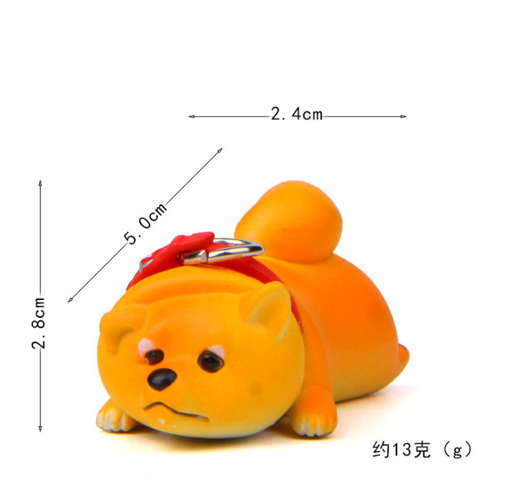 [HCM]Mô hình dắt cho shiba đi dạo để bàn hoặc làm móc khoá