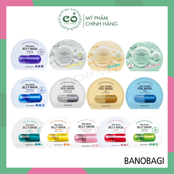 Mặt Nạ Giấy Bổ Sung Vitamin Cho Da BANOBAGI Vita Mask 30g