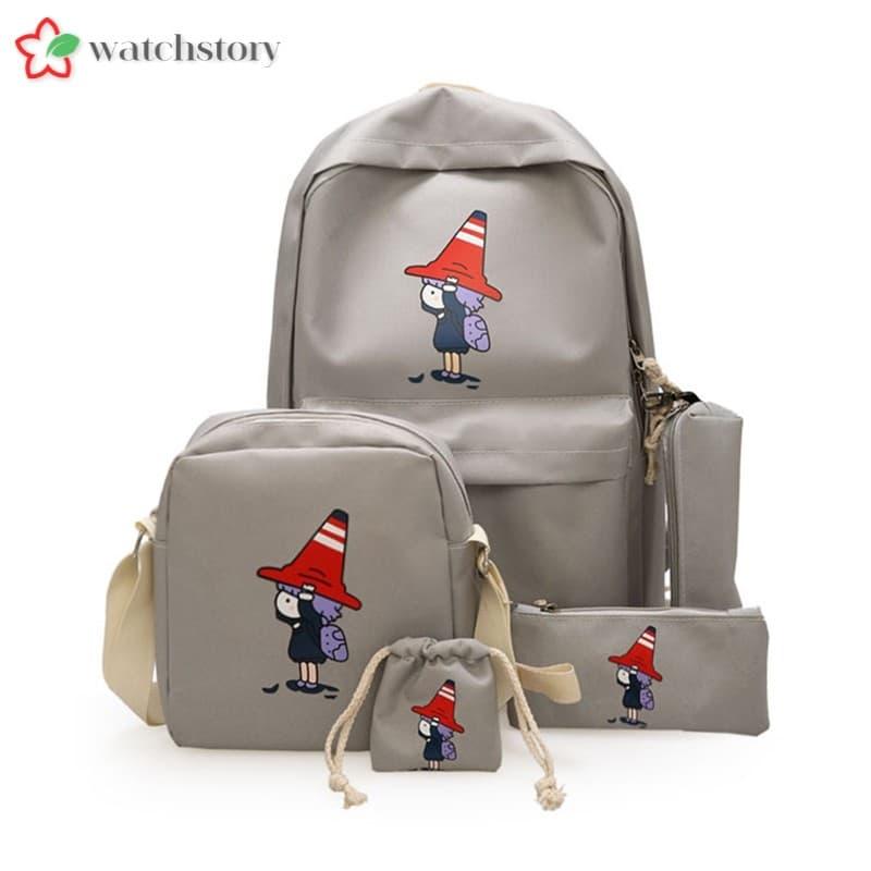 Set balo túi 4 món - NHÓC ĐỘI NÓN