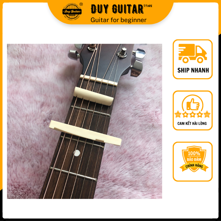 The bridge anh nut acoustic guitar by white hard plastic nut and saddle horse guitar accessories guitar good price single guitar store
