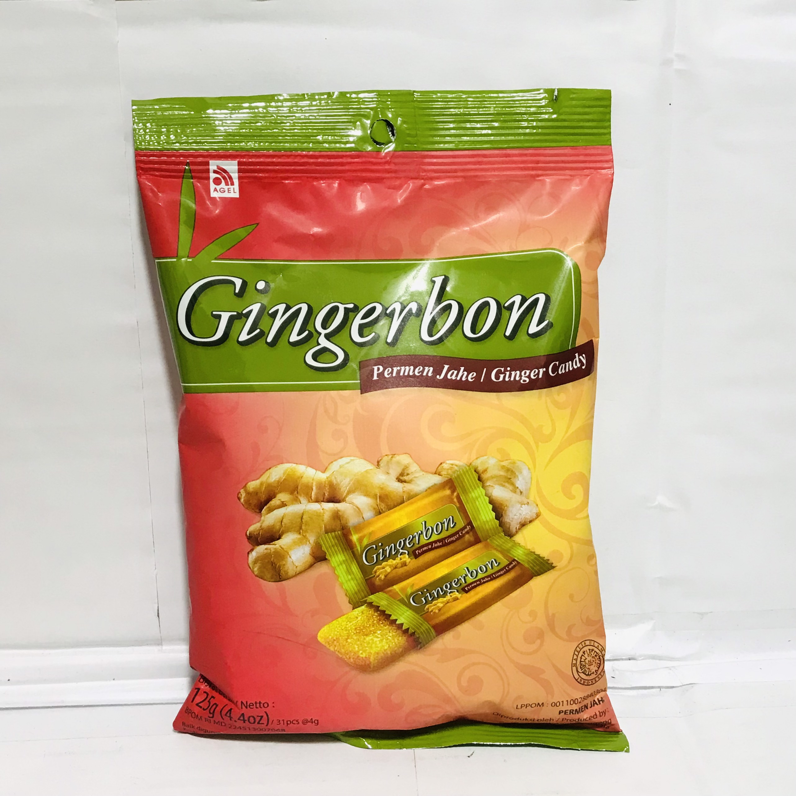 KẸO GỪNG GINGERBON 125g