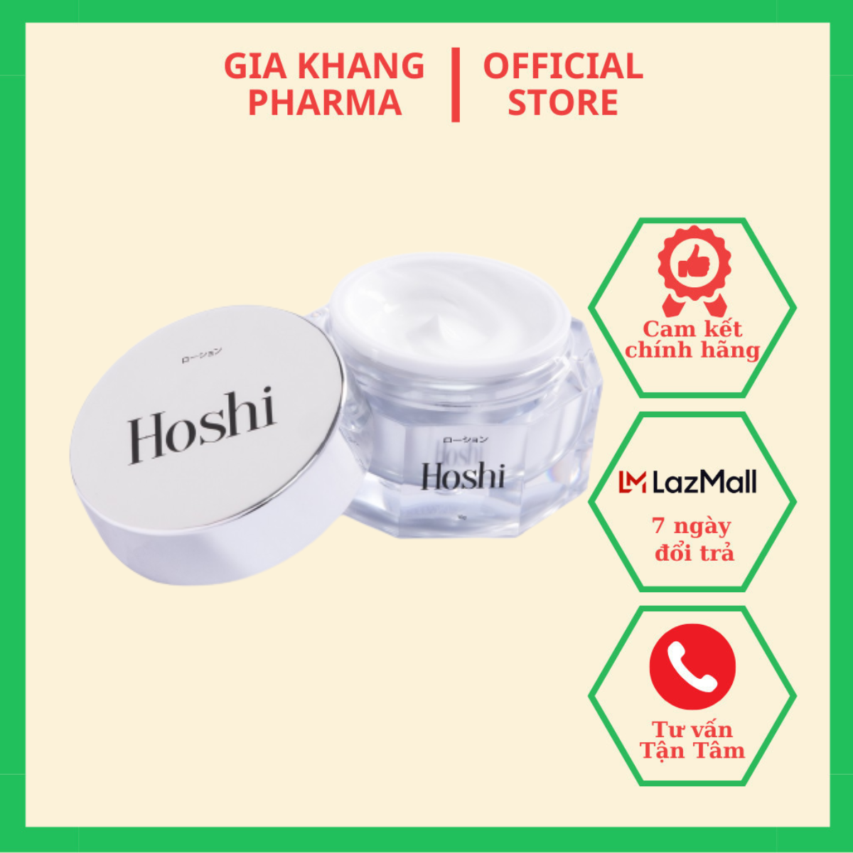 Kem dưỡng da Hoshi Công nghệ Nhật Bản - Tái tạo da, Chống lão hóa