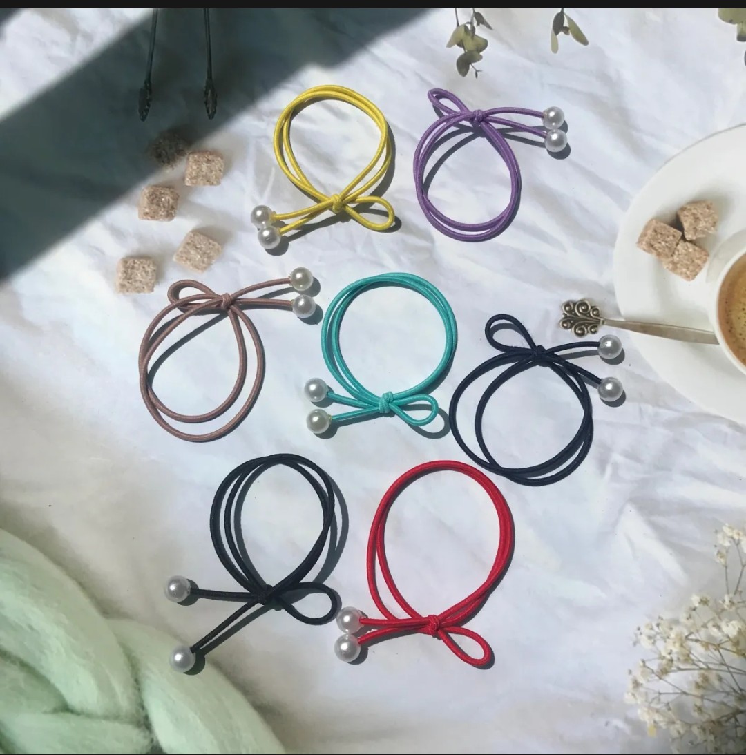 Dây buộc tóc nơ dễ thương cho bạn gái