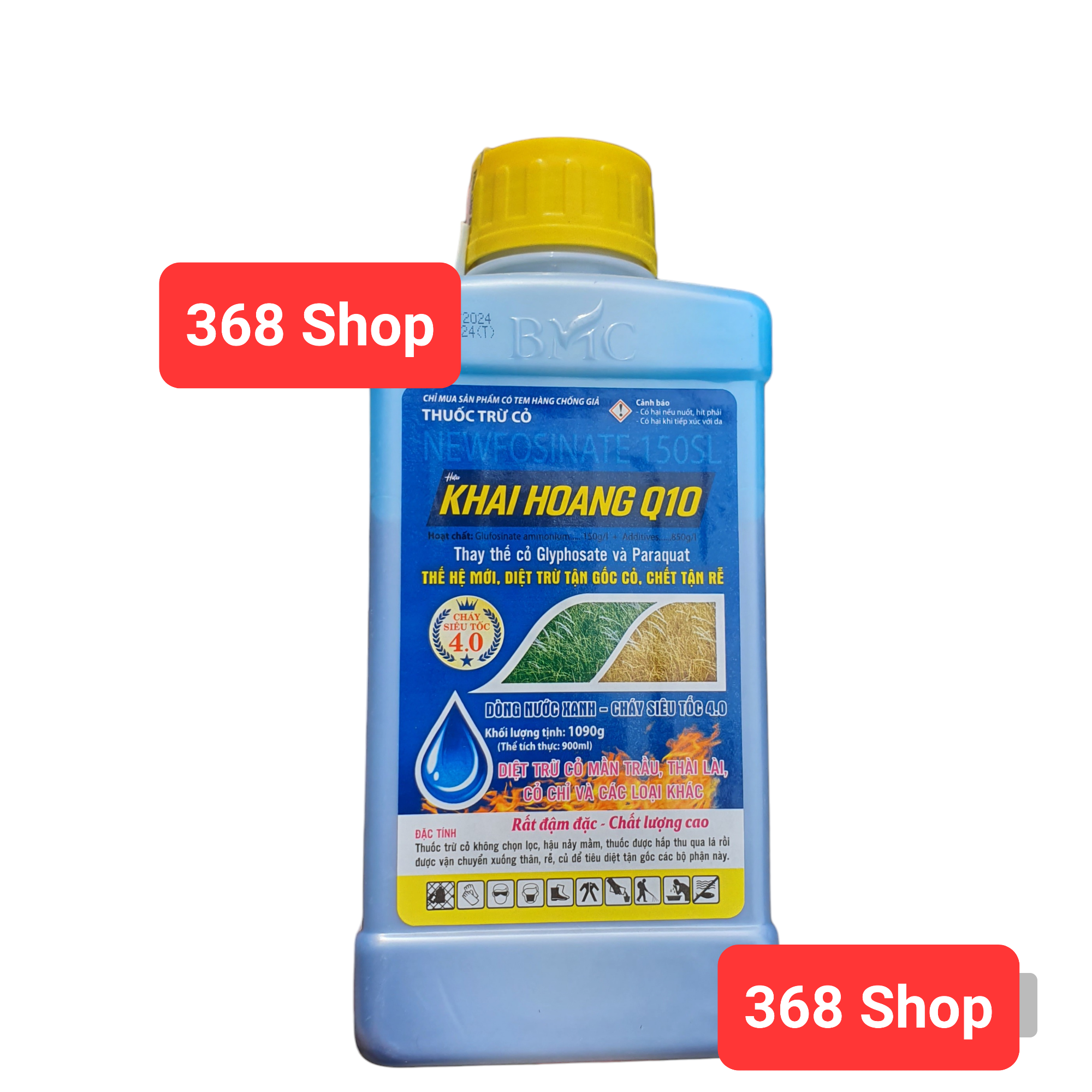 Thuốc trừ cỏ khai hoang q10 diệt tận gốc các loại cỏ đa niên và hằng niên - newfosinate 150sl