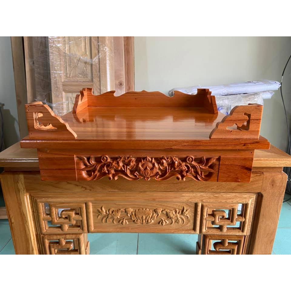 bàn thờ treo tường hoa sen 50cm