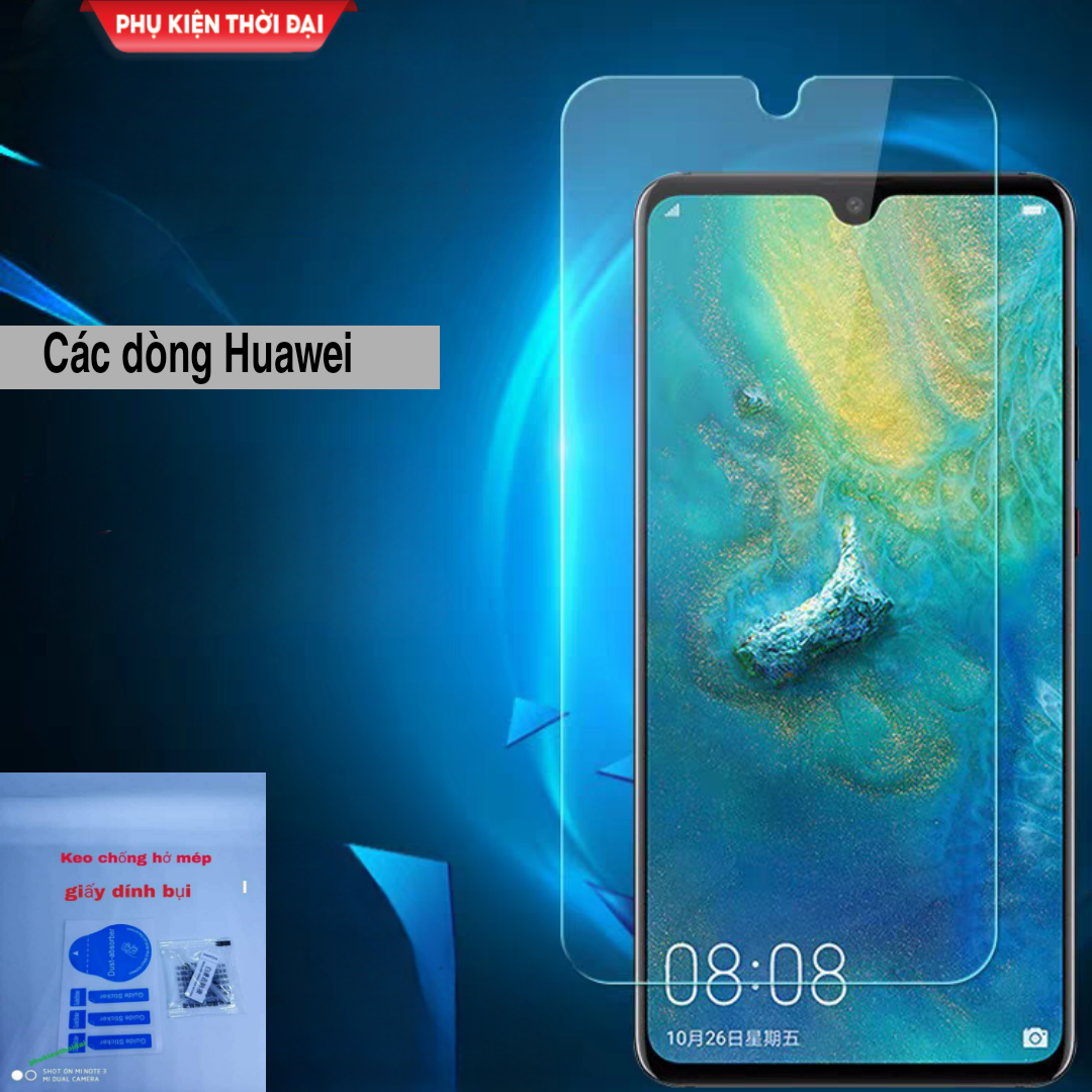 Kính cường lực Huawei Mate 20 / Mate 20X trong suốt trơn mượt hạn chế vân tay