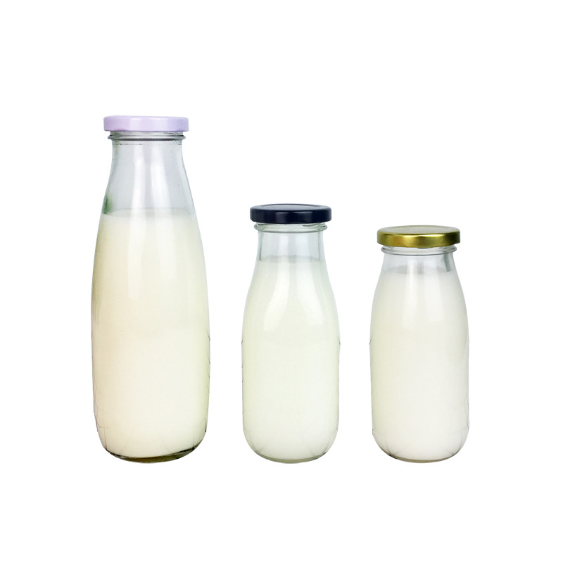 CHAI THỦY TINH ĐỰNG SỮA 250ML NẮP THIẾC