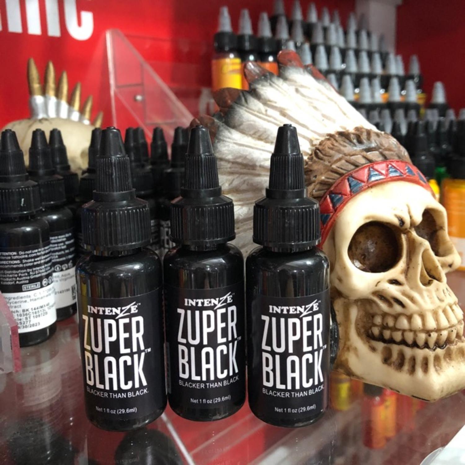 Mực xăm Intenze Zuper Black 30ml
