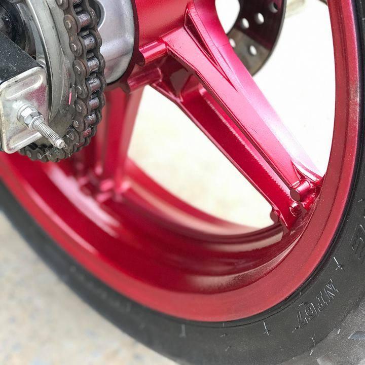 Sơn samurai đỏ nhám - Combo màu đỏ nhám H138 bóng 128A