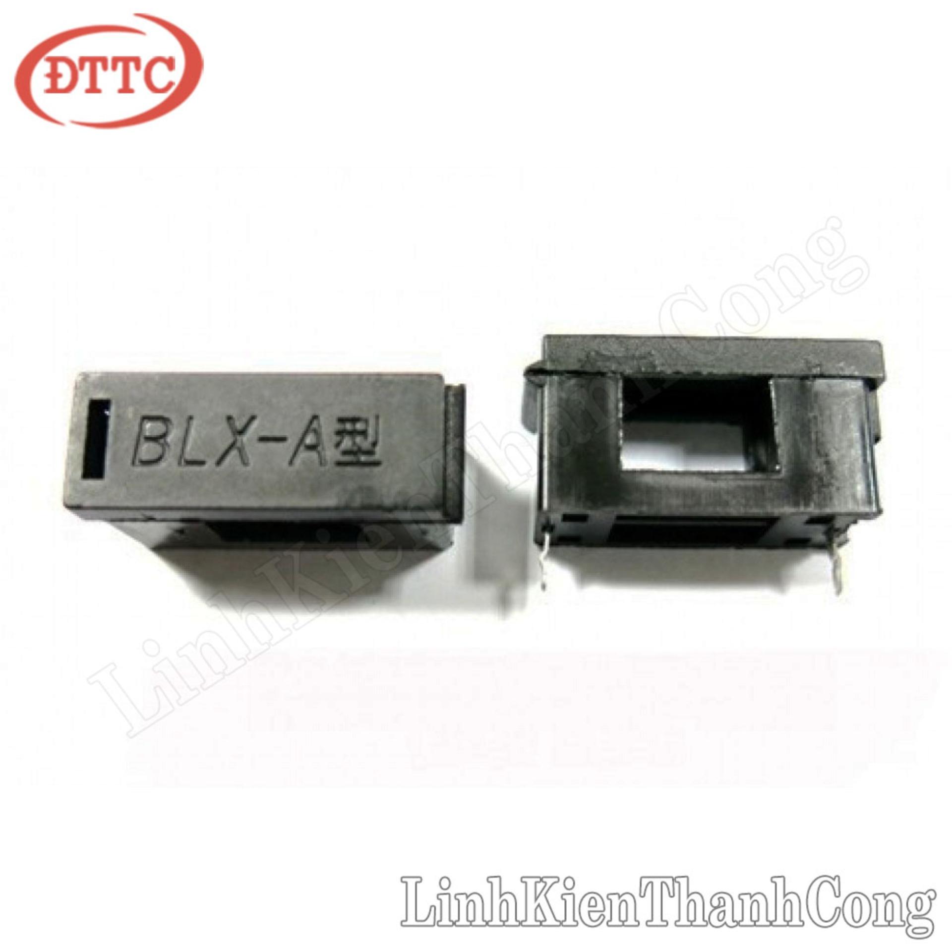 Bộ 2 chiếc đế cầu chì 5x20mm blx-a nhựa