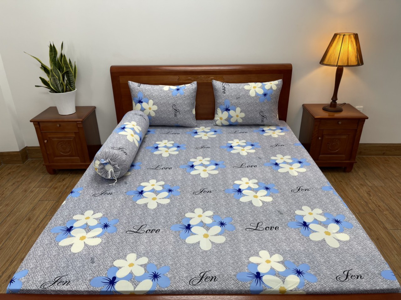 Drap ga giường 1.8*2m2 thun lạnh in 3D hàn quốc - CAO CẤP