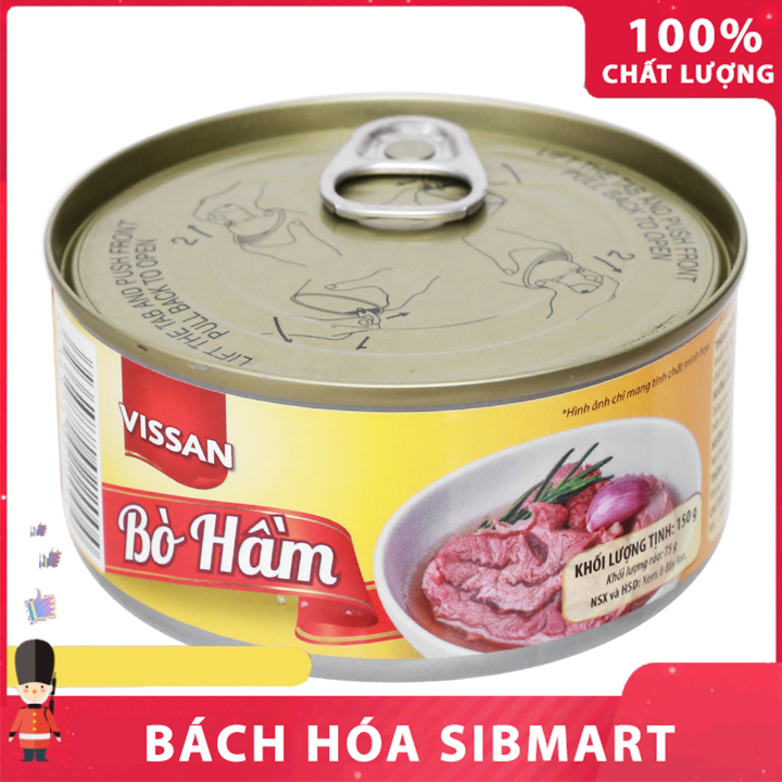 Bò hầm Vissan 150g - Bách Hóa SibMart - SA0040