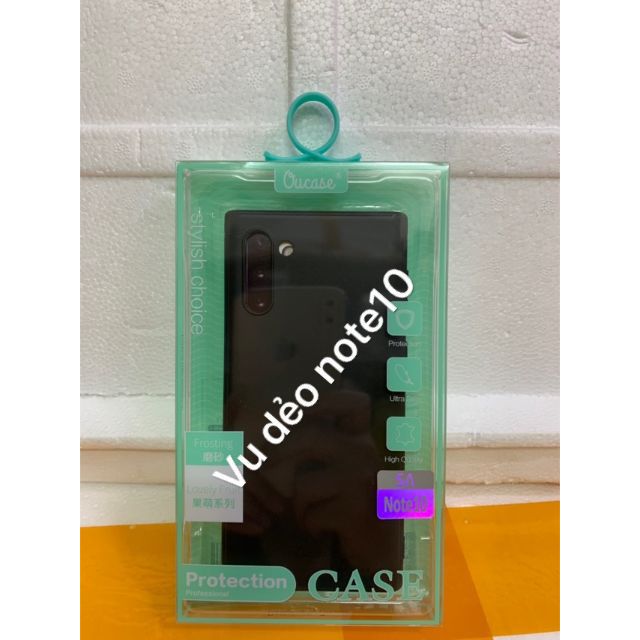[Nhập RS0822 giảm 30k cho đơn 99k]Ốp lưng dẻo Samsung Galaxy Note 10 Plus/ Note 10+ hiệu OU Case ( Đen )
