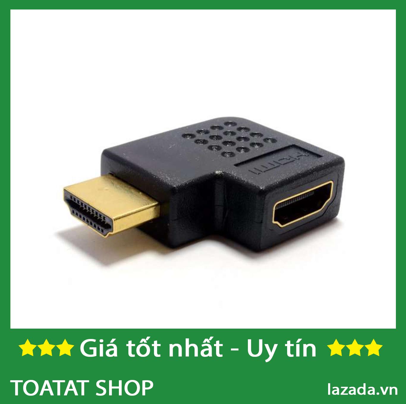 Đầu nối HDMI đổi góc chữ L (mới)