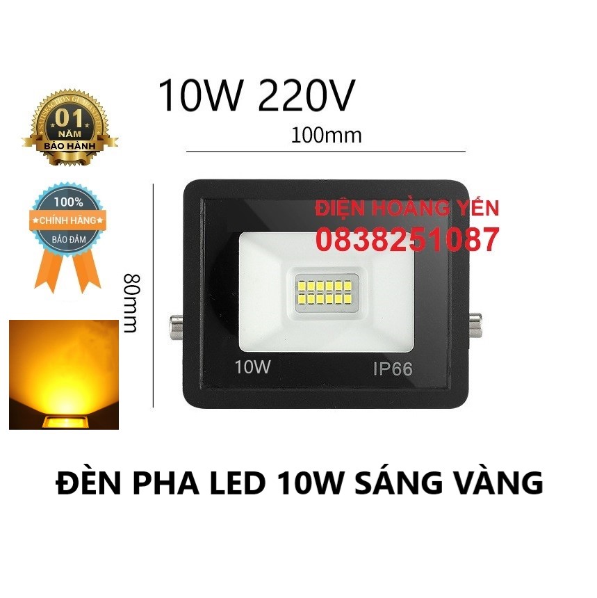 Đèn pha led 20W chiếu sáng ngoài trời sân vườn