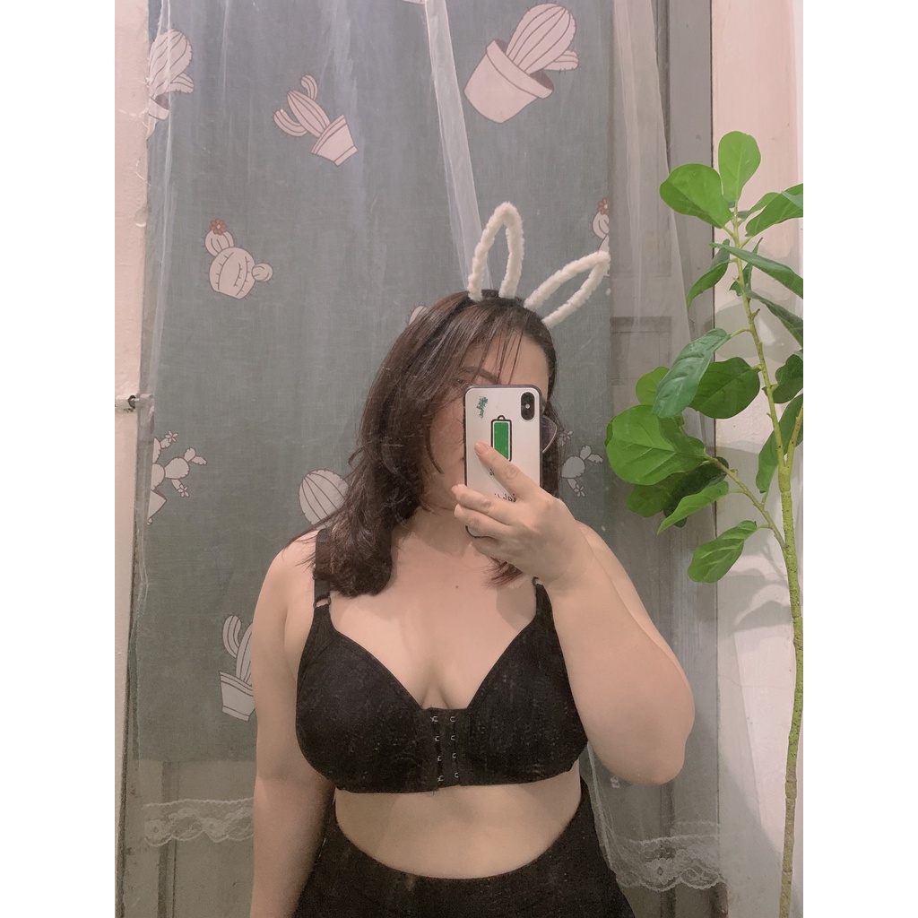 (Ảnh Thật) Áo Ngực Cài Trước Bigsize Cúp B |Size 36-44|