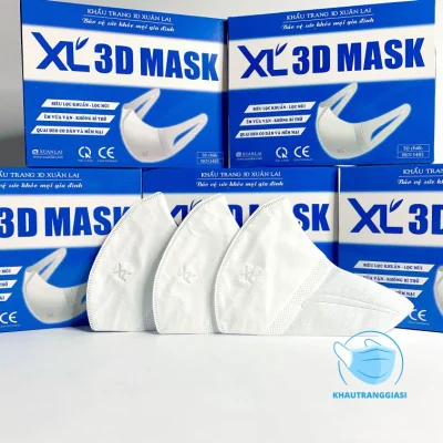 [HCM]Khẩu trang 3D mask Xuân Lai hộp 50 chiếc