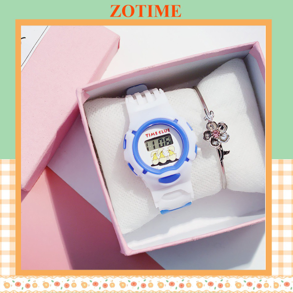 Đồng hồ trẻ em điện tử thời trang dây cao su ZO81