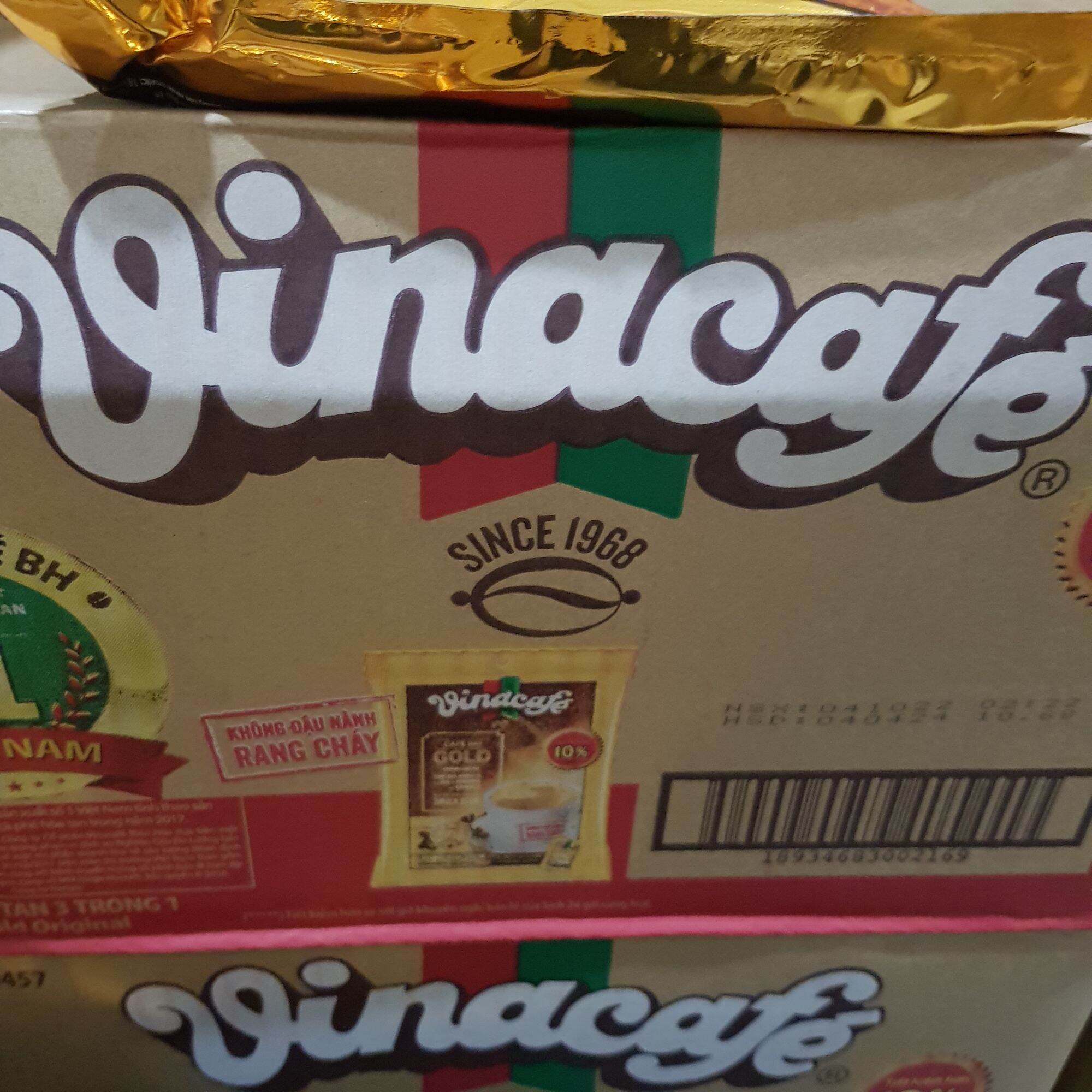 Cà phê sữa VinaCafe Gold 3 trong 1 túi 800g (40 gói× 20g)