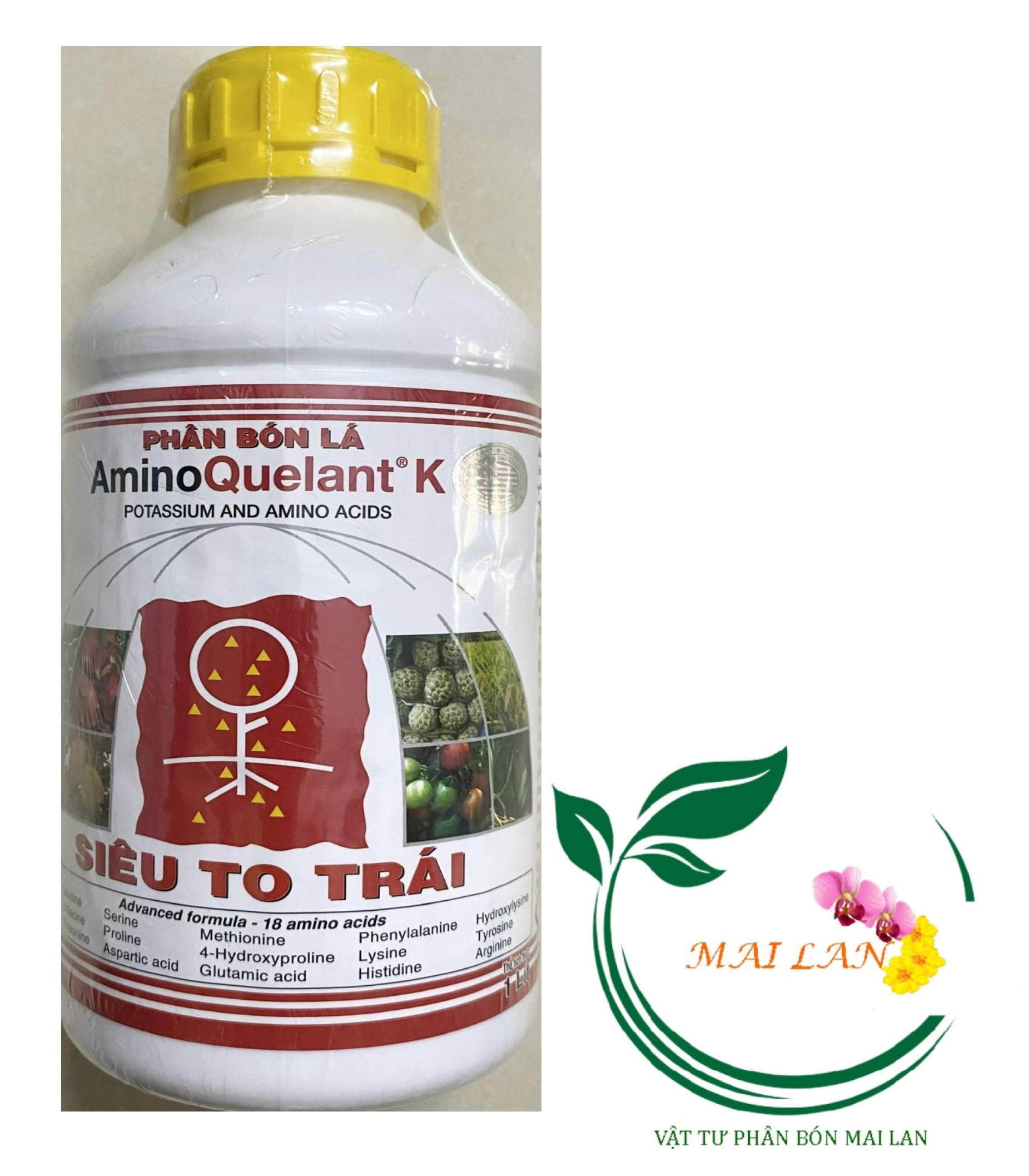 Amino quelant - k potassium & amino acids - phân bón lá siêu to trái - #071a# 1 lít