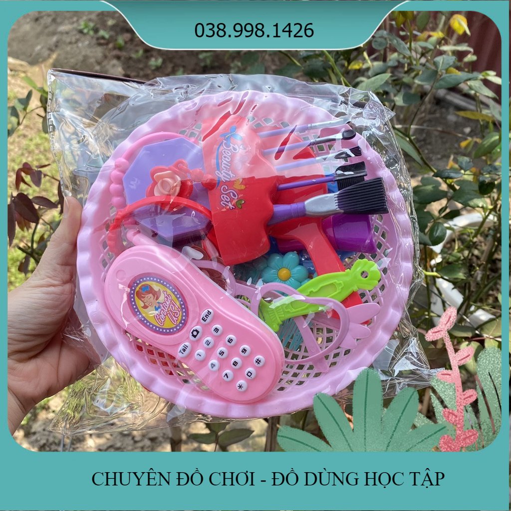Đồ chơi trang điểm có rổ đựng cho bé_butmaydep