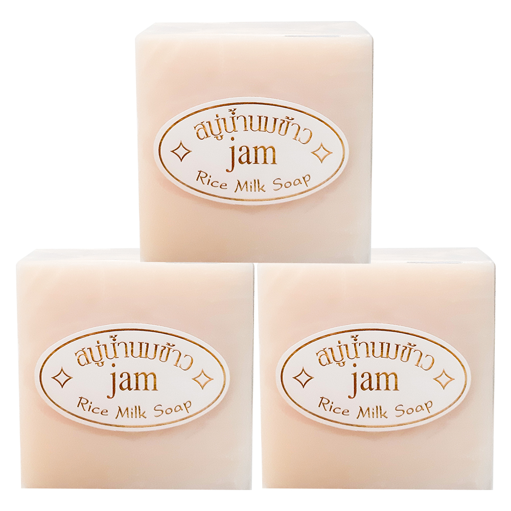 [HCM] Xà phòng rửa mặt cám gạo JAM Thái Lan