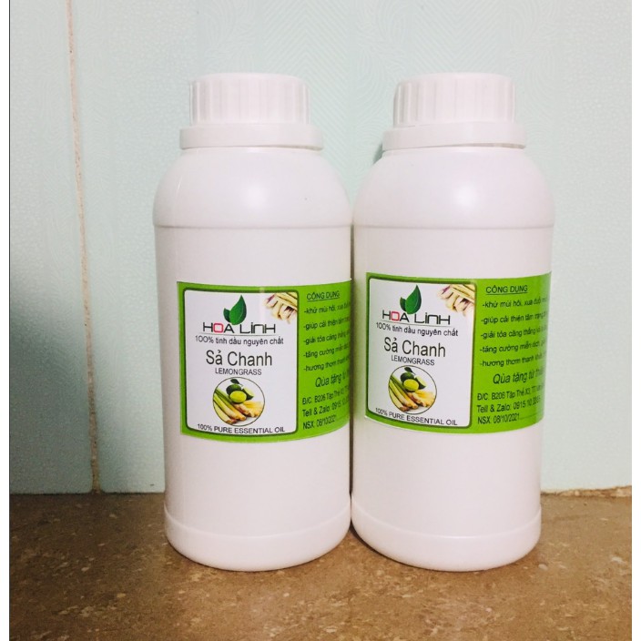 Tinh dầu SẢ CHANH nguyên chất , chai 500ml
