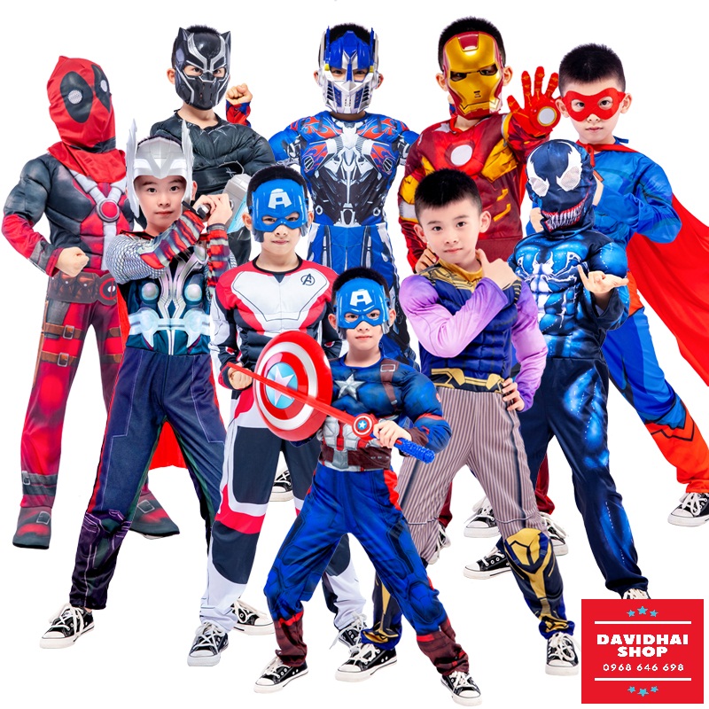 TRANG PHỤC BATMAN NGƯỜI DƠI HÓA TRANG TRẺ EM