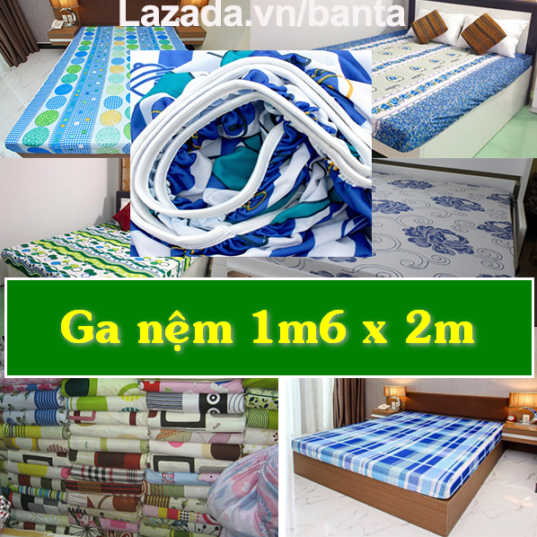 Ga nệm 1m6 x 2m (Giao mẫu ngẫu nhiên)