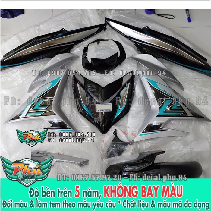 Tem rời ex 150 lc bạc đen 2
