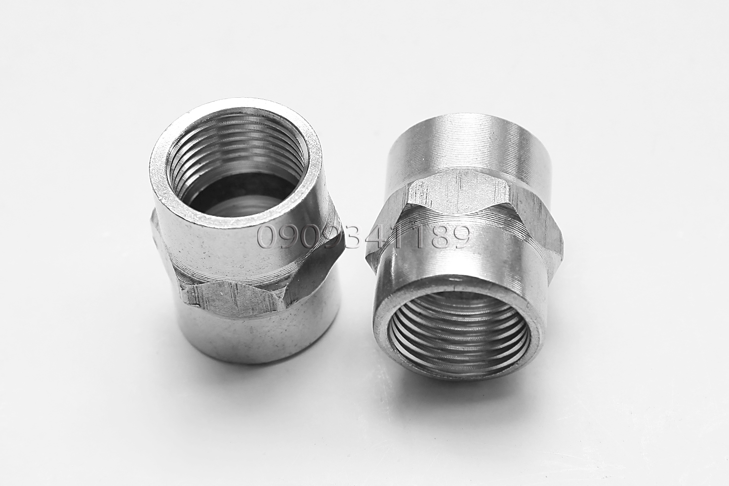 [HCM]Bộ 2 đầu nối 2 đầu ren ngoài inox phi 21