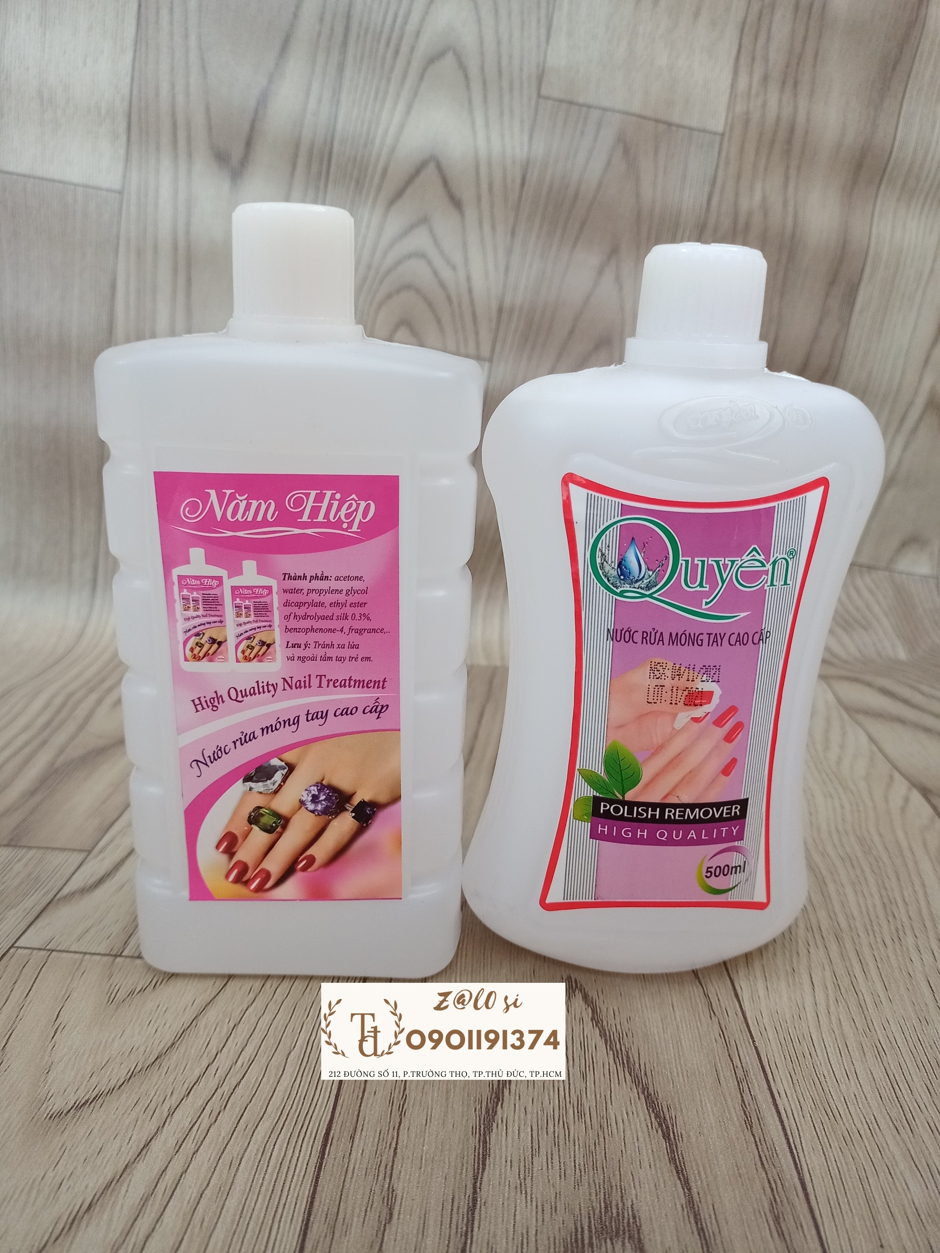 Nước rửa móng Năm Hiệp- Quyên 500ml