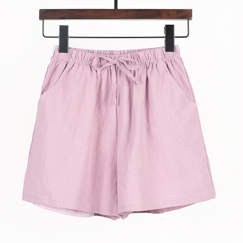 Quần shorts đũi nữ siêu mát mùa hè