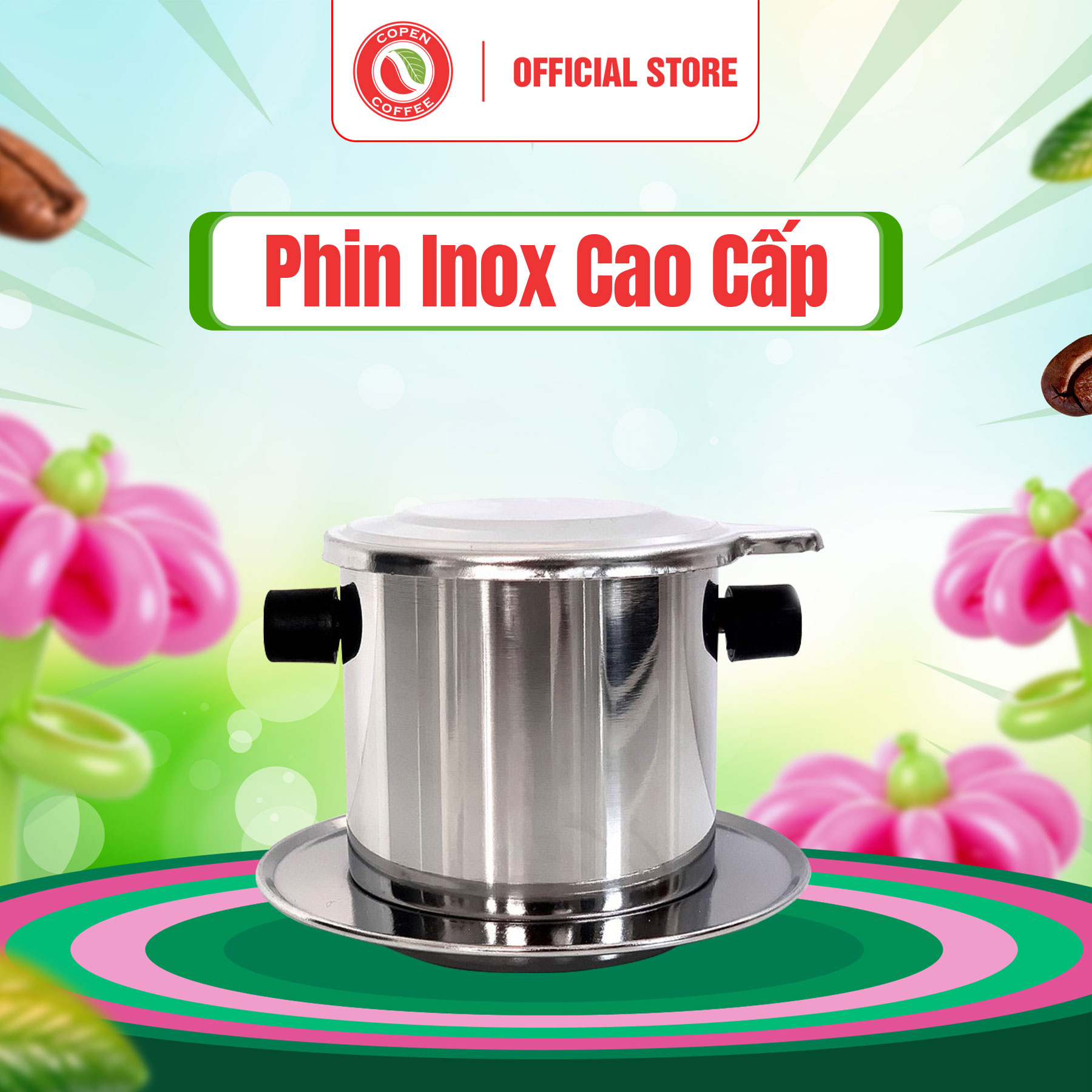 Phin Pha Cà Phê Inox Copen - Copen Coffee