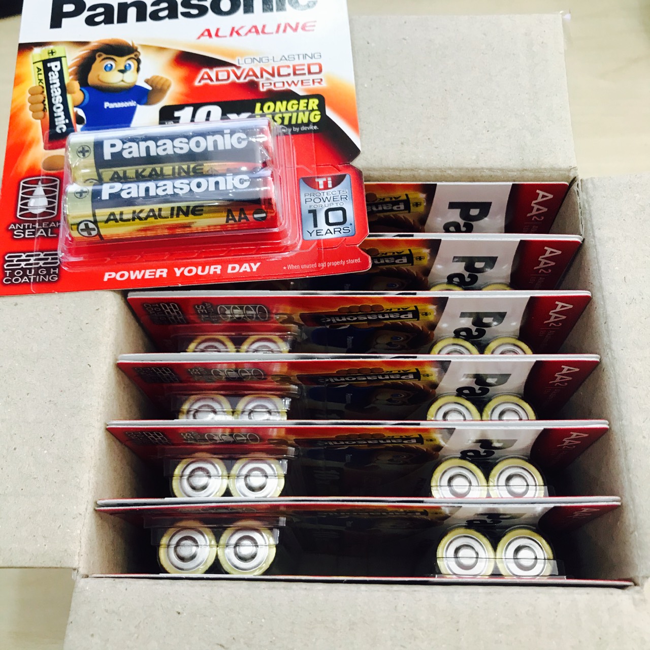 Vỉ 2 Pin AA Panasonic 1,5V - Hàng Chính Hãng