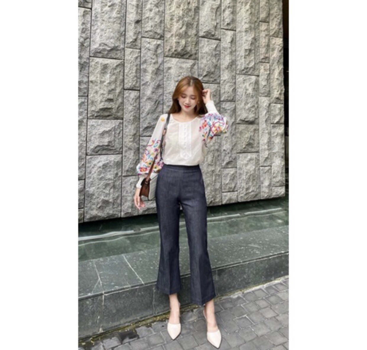 Quần tây phom lửng ống loe AfterBefore