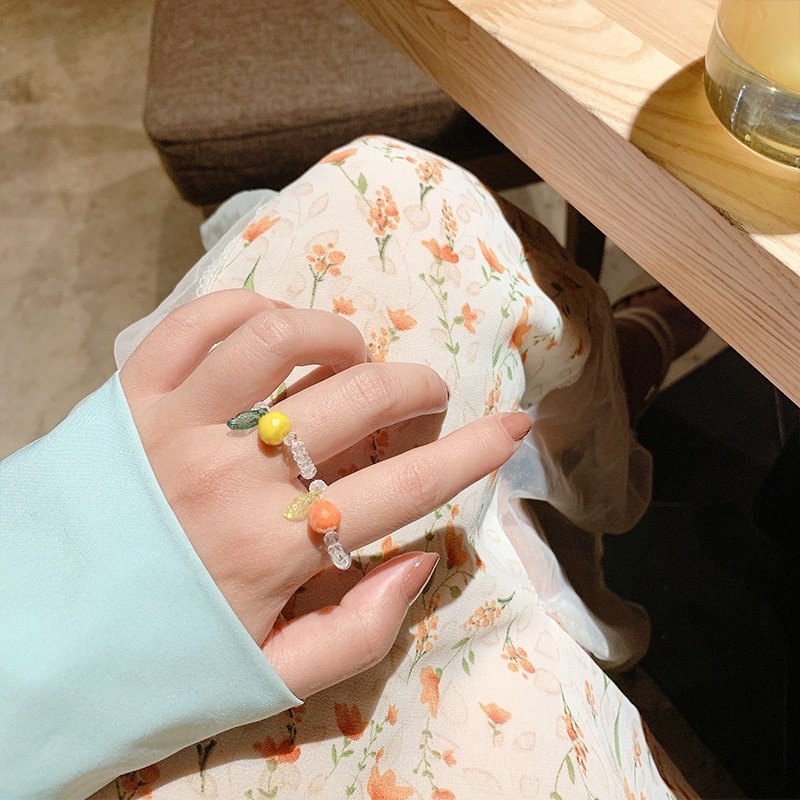 NHẪN KẾT PHA LÊ TRÁI CÂY