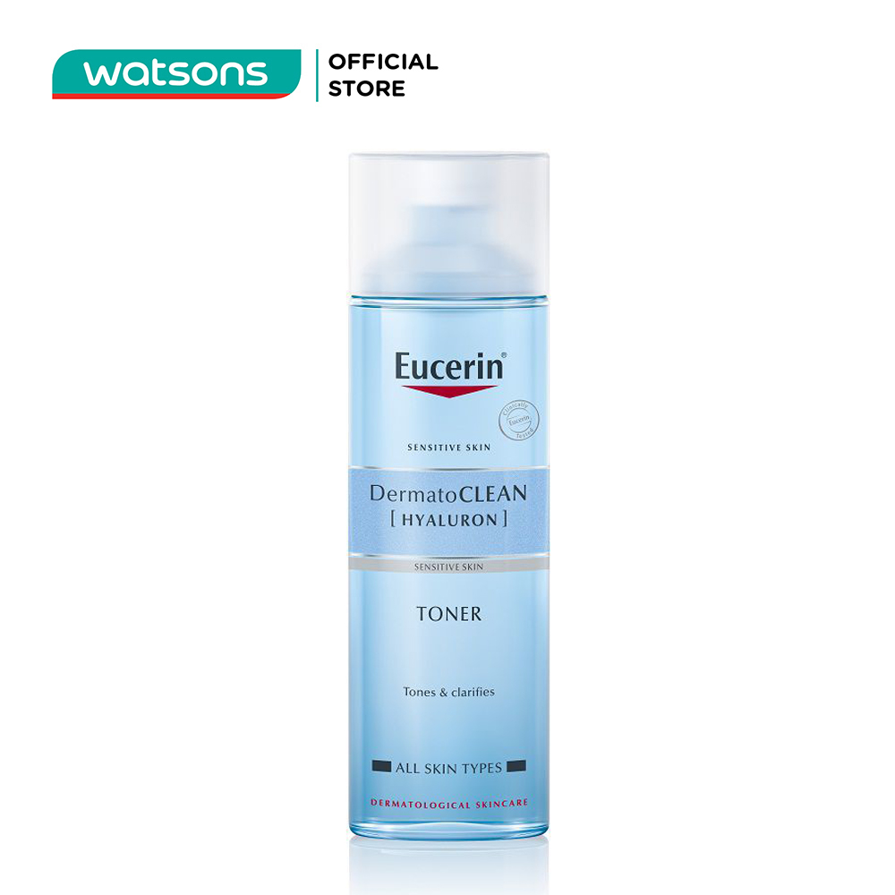 Nước Cân Bằng Cho Da Nhạy Cảm Eucerin Dermato Clean Clarifying Toner 200ml
