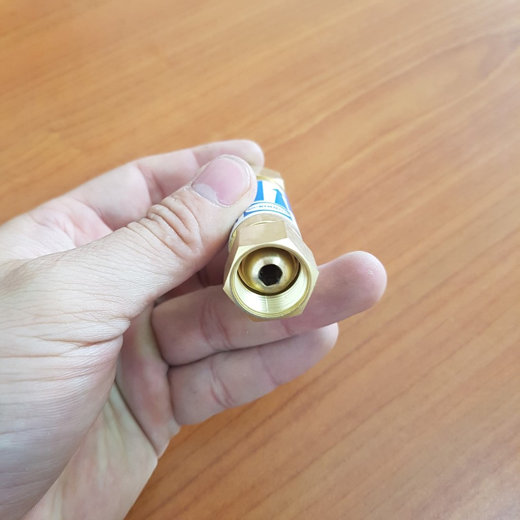 Van Chống Cháy Ngược Oxy ren 16mm lắp đồng hồ oxy