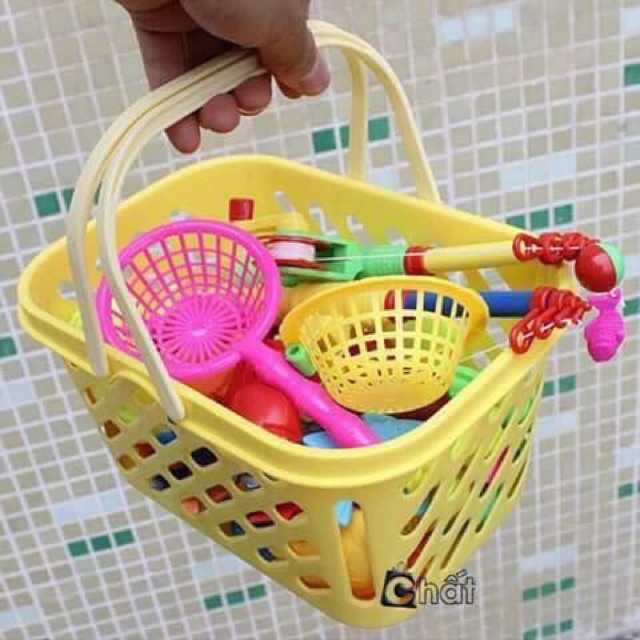 Bộ đồ chơi câu cá phao 2 cần câu