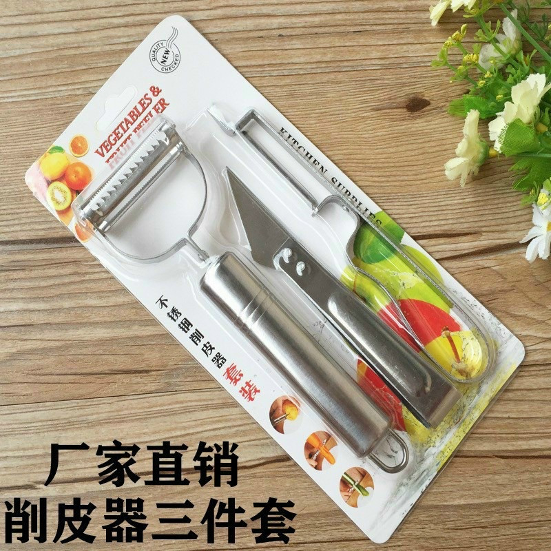 Bộ 3 món dao bào rau củ bào đa năng cắt tỉa , nhổ lông gà - dao bào rau củ