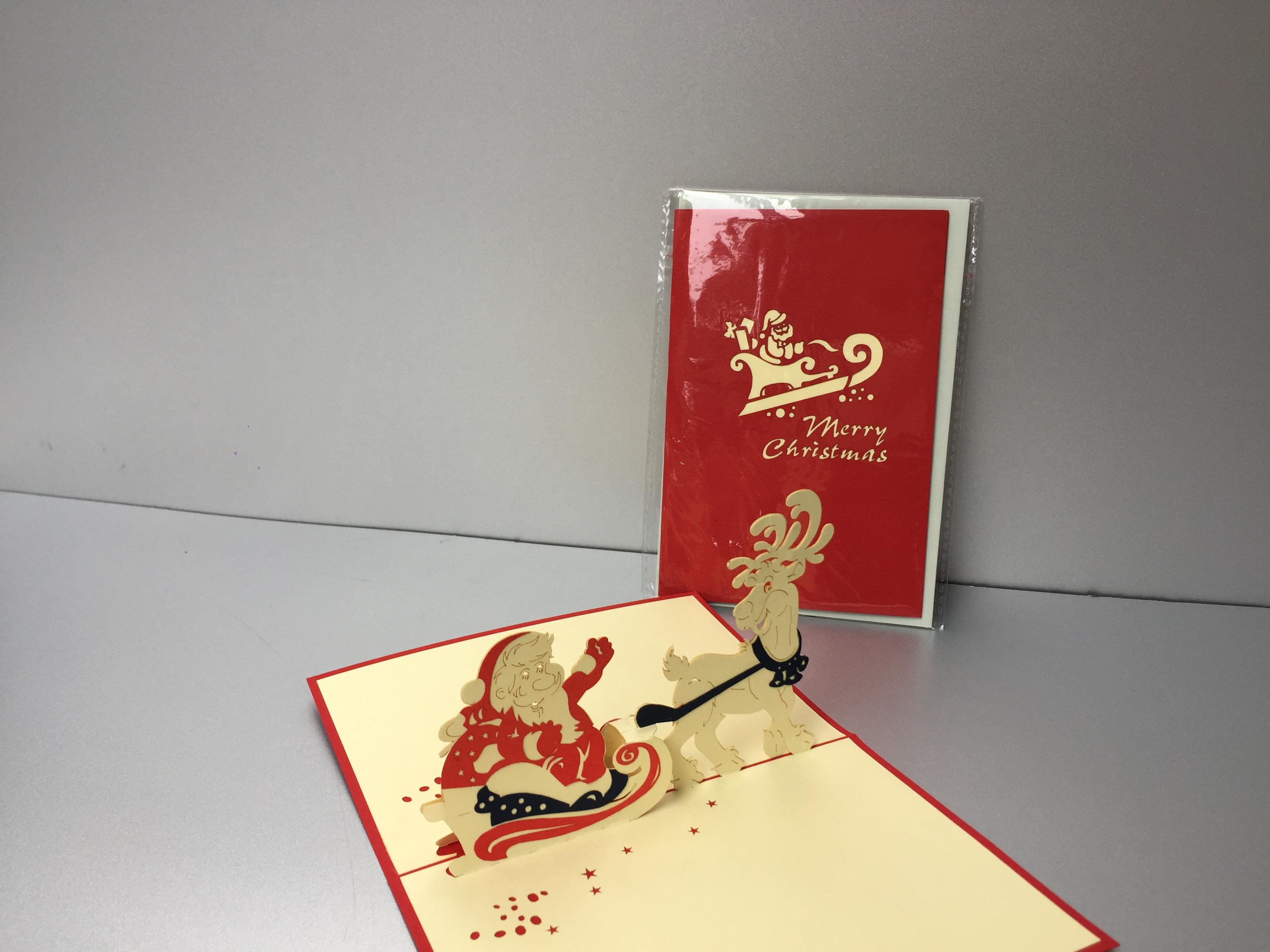 Santa 8 - Noel - 3D Card