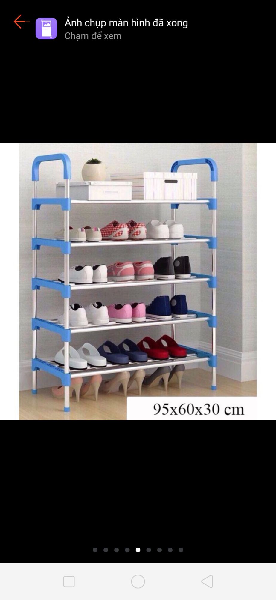 kệ để giầy 5 tầng inox có đủ màu