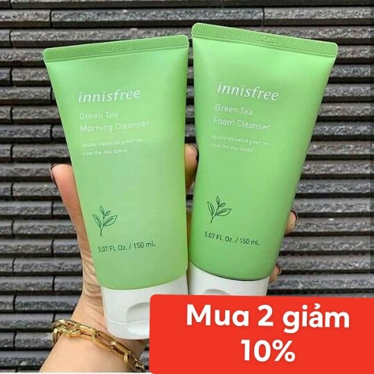 Sữa rửa mặt làm sạch từ trà xanh đảo Jeju Innisfree Green Tea Foam